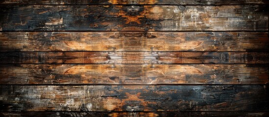 Aufkleber - Texture of a wooden background with copy space image