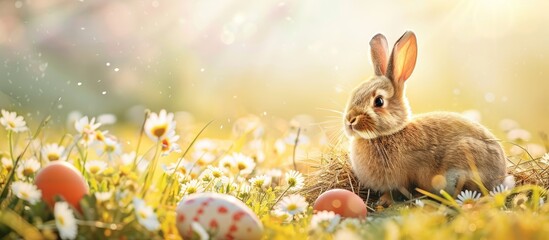 Aufkleber - Easter themed card featuring a copy space image