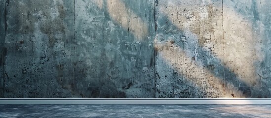 Aufkleber - Background with gray textured wall and copy space image
