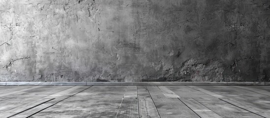 Leinwandbilder - Background with gray textured wall and copy space image