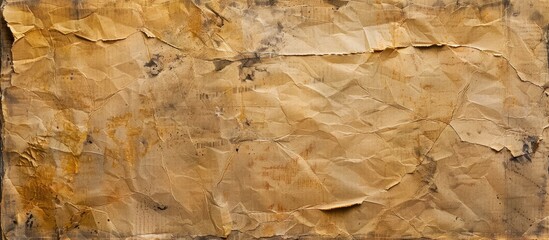 Poster - Vintage cardboard texture with rough details perfect for a copy space image
