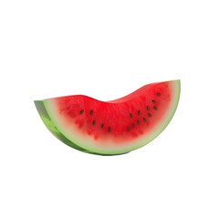 Wall Mural - a watermelon isolated on transparent png