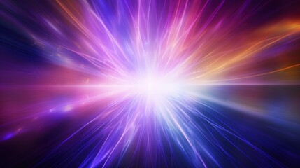 Poster - Abstract Light Burst