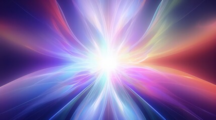 Poster - Abstract Light Burst