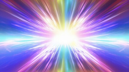Poster - Abstract Light Burst