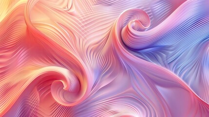 Poster - A vibrant abstract swirl of colors, harmoniously blending warm and cool tones, perfect for creative and modern design projects.