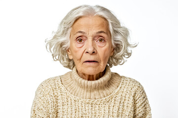 Poster - Senior woman with a surprised expression