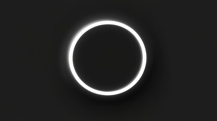 Aufkleber - The picture frame is made with two-tone neon colors, with a blue pink background and an empty space above it. A perfect circle for web graphics.