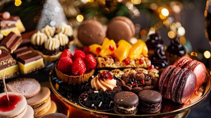 a delicious selection of sweet treats