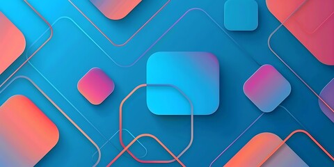 Poster - Abstract background with  lines, squares and,Background for presentation.