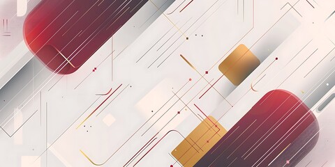 Poster - Abstract background with  lines, squares and,Background for presentation.