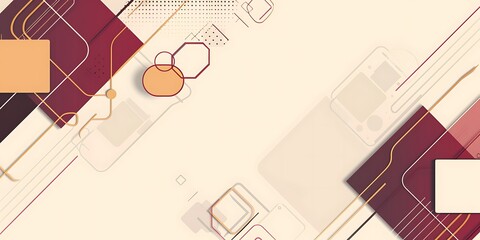 Poster - Abstract background with  lines, squares and,Background for presentation.
