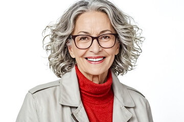 Poster - Portrait of a smiling senior woman