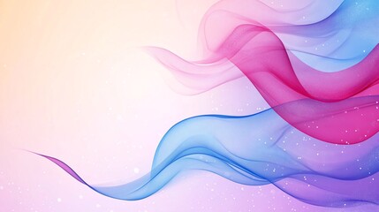 Aufkleber - Smooth gradient background in pastel colors with a clean and minimalistic design creating a peaceful atmosphere Stock Photo with copy space