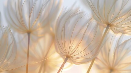 Poster - A close up of a bunch of flowers with a light and airy feel