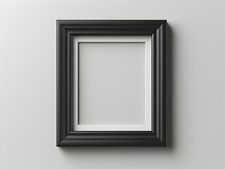 Poster - Minimalist Black and White Contemporary Frame Concept with Clean Lines and Stark Contrast