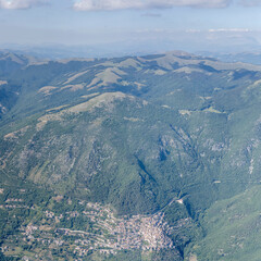 Poggio Bustone village in Rieti valley, Italy