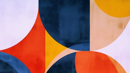 Wall Mural - Colorful retro pattern abstract background