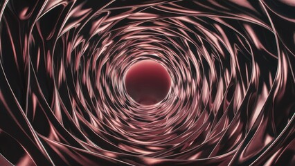 Poster - Highresolution abstract metallic wave background