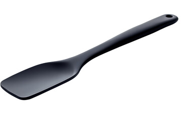 A sleek black spatula perfect for cooking, flipping, and serving food. Essential tool for any kitchen or culinary experience.