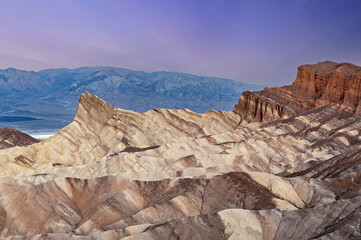 Wall Mural - Landscape at dawn of Golden Canyon, Death Valley National Park, California, USA