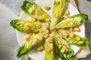 Canvas Print - Healthy Caesar Salad Spears Appetizer