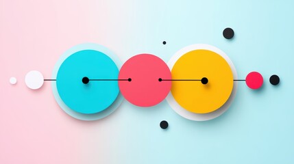 Poster - A Venn diagram illustrating the relationship between two competing companies, showing their shared target market and unique features.