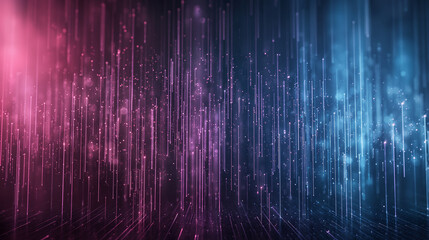 A purple and blue background with a lot of sparkles