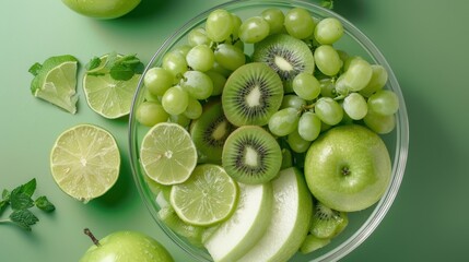 The Fresh Green Fruit Bowl.