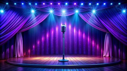 Wall Mural - Under the Casino Lights: A Night of Laughter  Generative AI