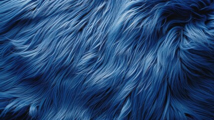 Close-up of Blue Animal Fur Texture.