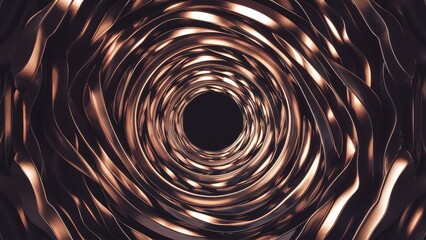 Poster - Highresolution abstract metallic wave background