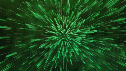 Poster - Abstract green textured background featuring dynamic lines