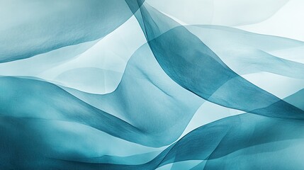 Poster - Modern and elegant blue abstract background with a neutral aqua base, ideal for professional presentations, banners, and wallpapers.