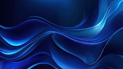 Poster - Modern and elegant blue abstract background with a neutral aqua base, ideal for professional presentations, banners, and wallpapers.