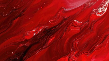 Poster - Red abstract background with dynamic textures and patterns, perfect for gift cards, covers, and poster designs.