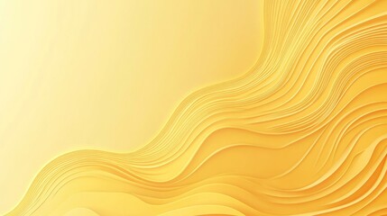 Poster - Stylish yellow gradient wave background with abstract design, suitable for creating engaging and modern flyers, social media posts, and ads.