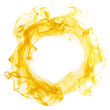 © Gucks - yellow smoke ring isolated