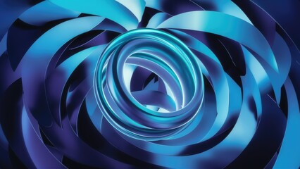 - Dynamic gradient background featuring a combination of blue hues