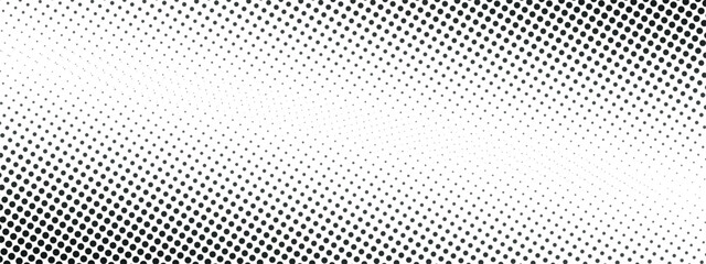 Aufkleber - retro dotted background. halftone dotes texture. black and white screen wallpaper. vector gritty bac