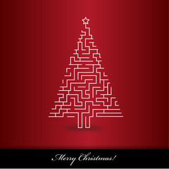 christmas maze tree