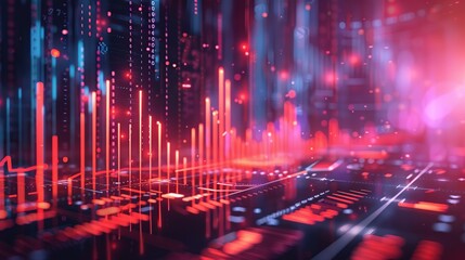 Poster - Abstract Digital Data Visualization