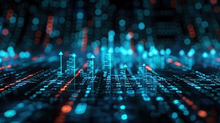 Poster - Abstract Digital Growth Visualization