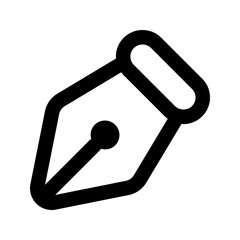 Poster - pen tool line icon