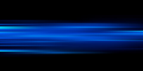 Wall Mural - Blue technology abstract motion background of speed light