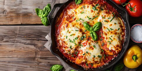 Wall Mural - delicious chicken parmigiana