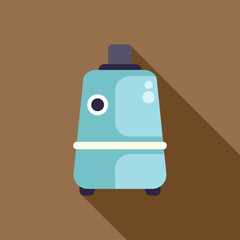 Poster - Modern electric blender standing on a kitchen countertop, ready for making smoothies and shakes