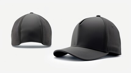 Wall Mural - Black Baseball Cap Mockup