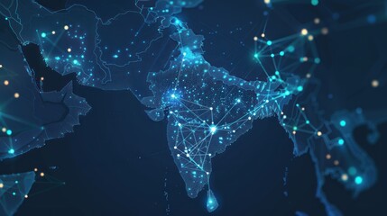 India: A Digital Network Visualization