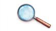 © Digital Artistry Den - Cheerful watercolor of a happy magnifying glass icon isolated on a white background  Representing the joy of learning discovery and for back to school or education related concepts